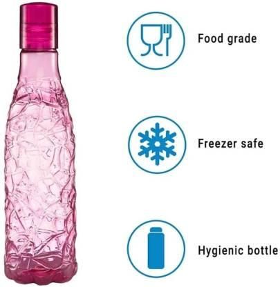 Bottles-Frekich New Create Design Plastic For Office Use, Kitchen Use, Water Bottle 1000 Ml Bottle (Pack of 3) - Premium  from Mystical9 - Just Rs 600 /- Shop now at Mystical9.com