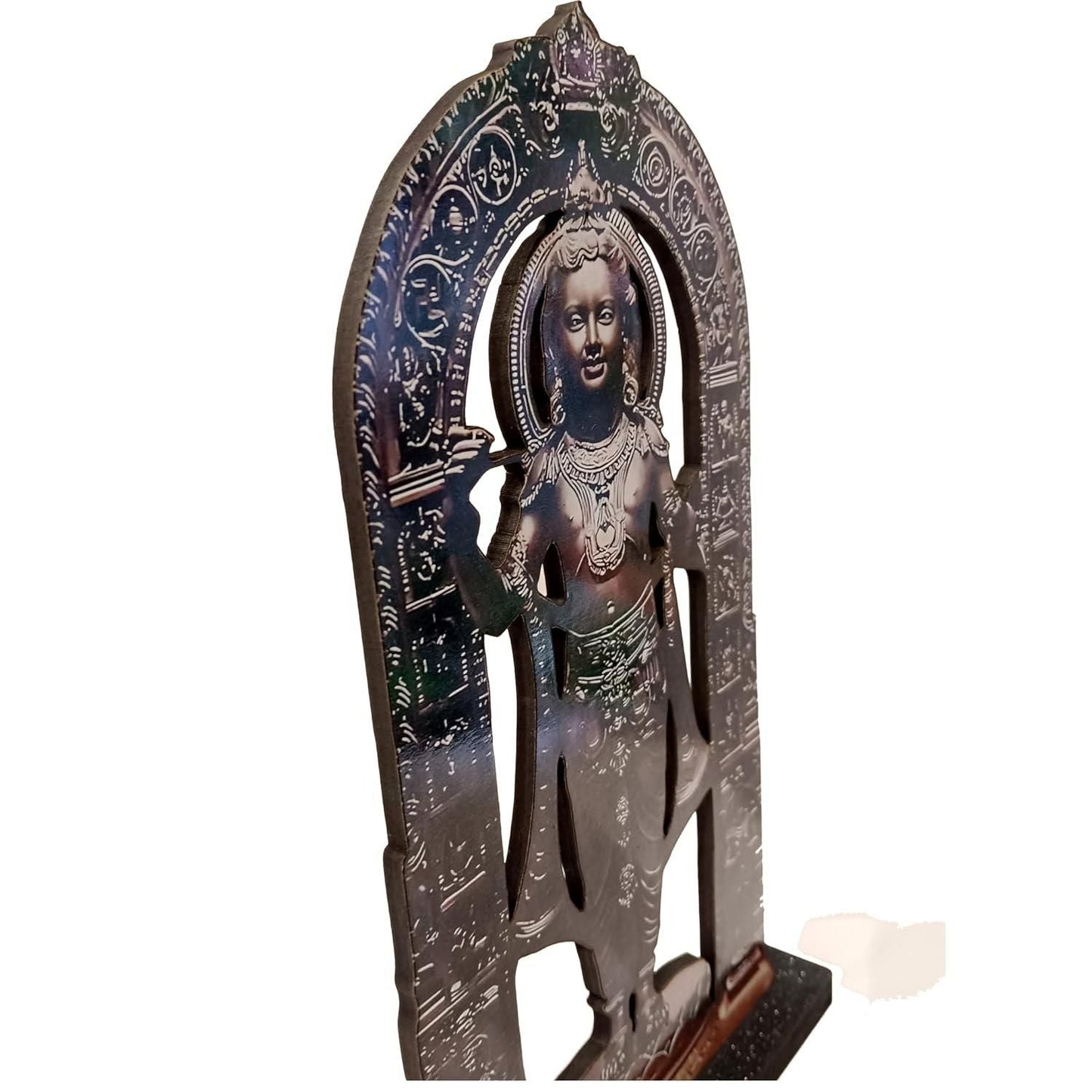 Cutout of Ram Lalla Statue in Ayodhya Mandir (2D) - Premium  from Mystical9 - Just Rs 700 /- Shop now at Mystical9.com