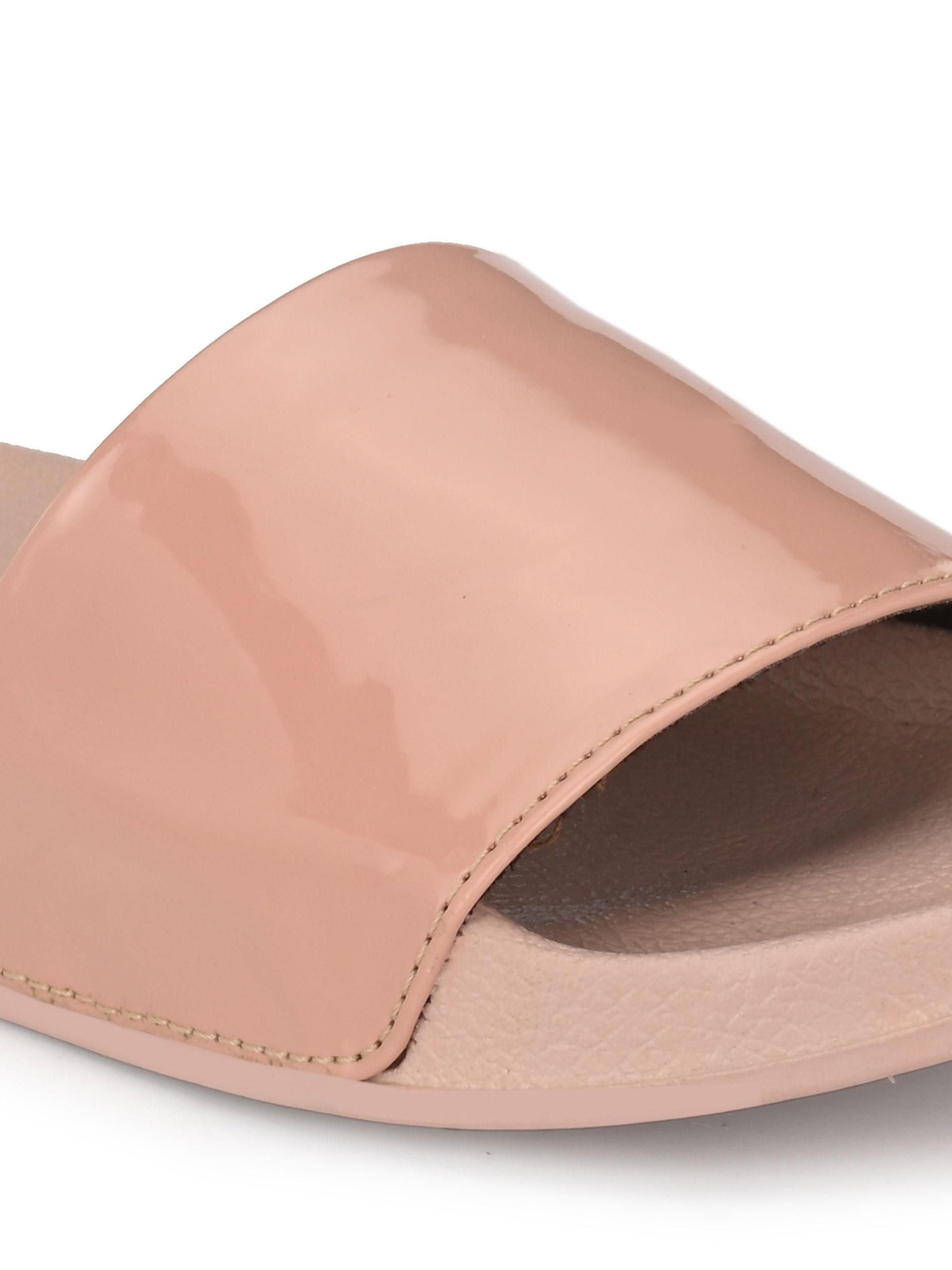 BUCIK Women's Synthetic Leather Slip-On Casual Sliders - Premium  from Mystical9 - Just Rs 811 /- Shop now at Mystical9.com