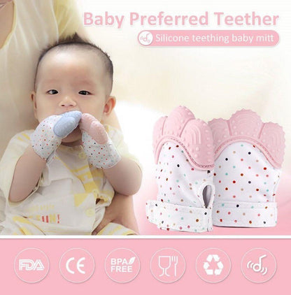 Silicone Self Soothing Teether Gloves Toy for Babies - Premium  from Mystical9 - Just Rs 700 /- Shop now at Mystical9.com