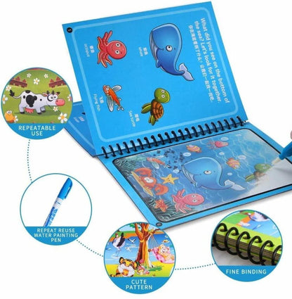 Reusable Magic Water Quick Dry Book - Premium  from Mystical9 - Just Rs 500 /- Shop now at Mystical9.com