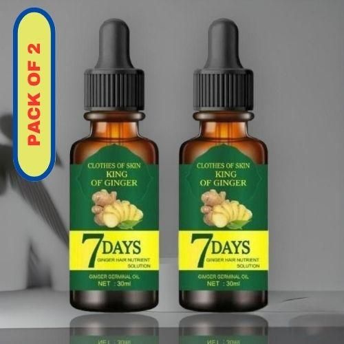 Ginger Hair Growth Germinal Oil 30 ML (Pack of 2) - Premium  from Mystical9 - Just Rs 500 /- Shop now at Mystical9.com