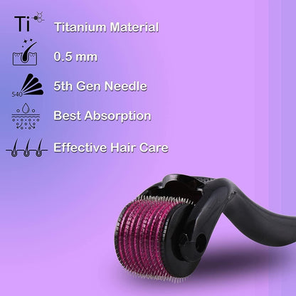 Derma Roller 0.5mm for hair regrowth for men/women - Premium  from Mystical9 - Just Rs 550 /- Shop now at Mystical9.com