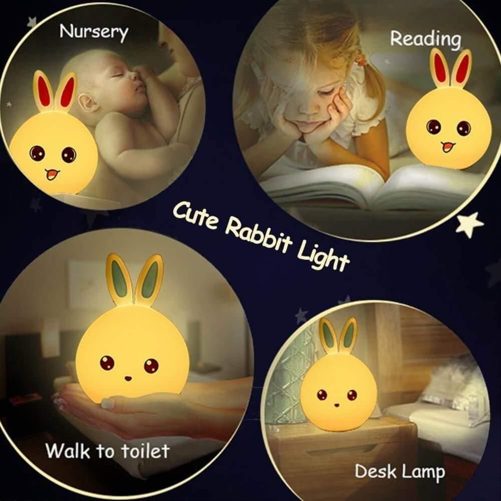 Children Night Lamp Silicone Touch Sensor LED Lamps - Premium  from Mystical9 - Just Rs 849 /- Shop now at Mystical9.com