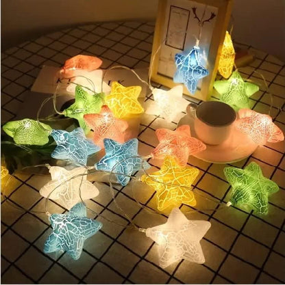 Multicolor Crack Star String light - Premium  from Mystical9 - Just Rs 750 /- Shop now at Mystical9.com