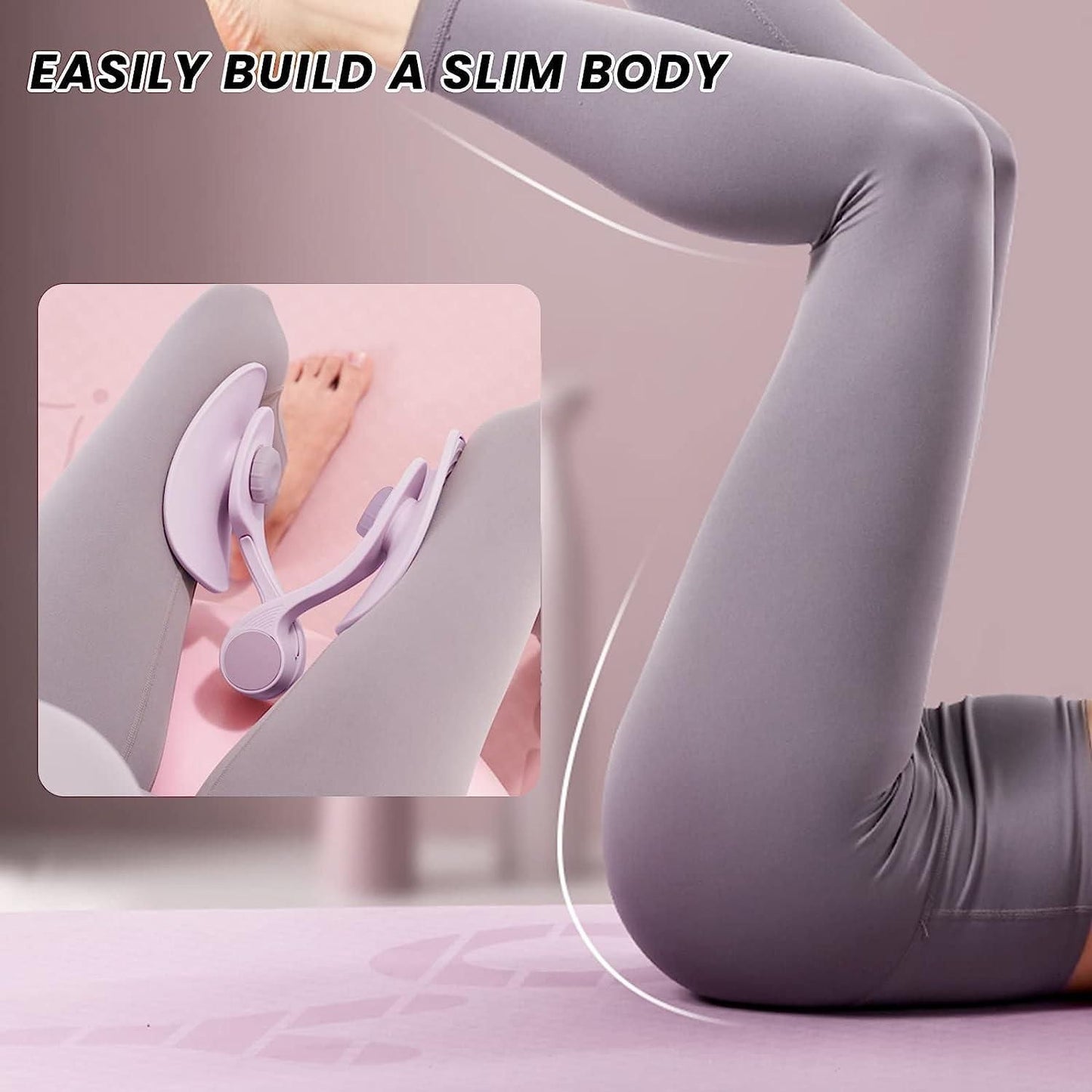 Toriox Thigh Master, Kegel Exerciser Trainer for Women Postpartum Rehabilitation, Pelvic Hip Trainer, Thigh Trimmer Workout, Arm Toner Leg Butt Exerciser... - Premium  from Mystical9 - Just Rs 870 /- Shop now at Mystical9.com