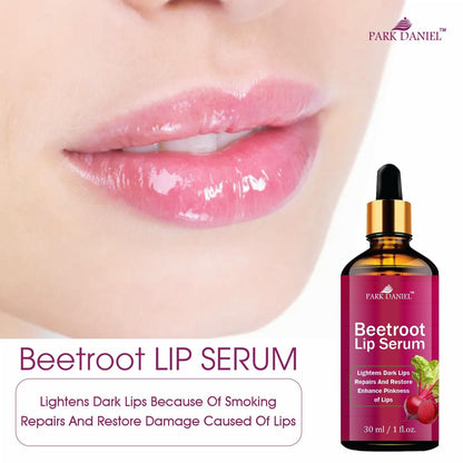 Park Daniel Beetroot Lip Serum Oil- For Soft and Shiny Lips (30ml) - Premium  from Mystical9 - Just Rs 550 /- Shop now at Mystical9.com