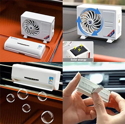 Mini Solar Car Perfume Air Conditioning Aromatherapy Machine Perfume - Premium  from Mystical9 - Just Rs 900 /- Shop now at Mystical9.com