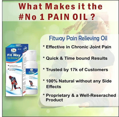 Fitway Pain Relieving Oil�50ml - Premium  from Mystical9 - Just Rs 650 /- Shop now at Mystical9.com