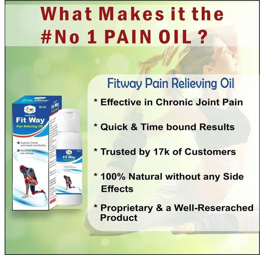 Fitway Pain Relieving Oil�50ml - Premium  from Mystical9 - Just Rs 650 /- Shop now at Mystical9.com