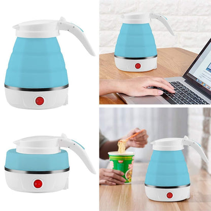 Electric Kettle - Silicone Foldable Electric Water Kettle ( 600 ml ) - Premium  from Mystical9 - Just Rs 980 /- Shop now at Mystical9.com