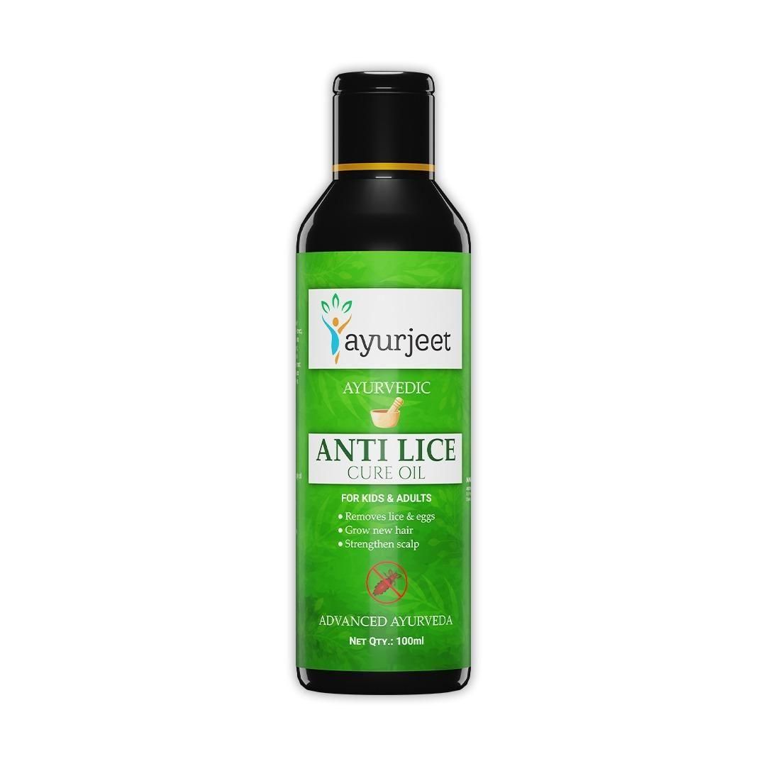 Ayurjeet Ayurvedic Anti Lice Cure Oil 100ml - Premium  from Mystical9 - Just Rs 600 /- Shop now at Mystical9.com