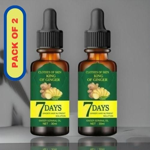 Ginger Hair Growth Oil (Pack of 2) - Premium  from Mystical9 - Just Rs 500 /- Shop now at Mystical9.com