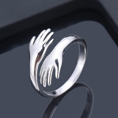 Titanium Stylish Look Women Ring Stainless Steel Silver Plated Ring - Premium  from Mystical9 - Just Rs 599 /- Shop now at Mystical9.com