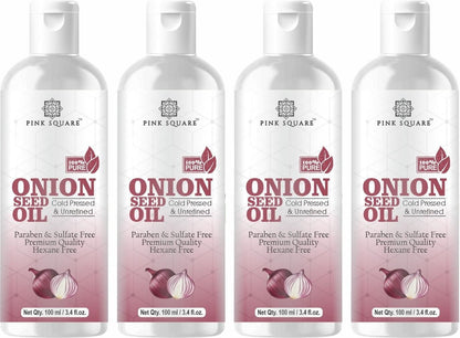 Premium Onion Herbal Hair Oil ( Non-Sticky) - For Strong and Shiny Hair Combo Pack of 4 Bottle of 100ml (400ml) - Premium  from Mystical9 - Just Rs 800 /- Shop now at Mystical9.com