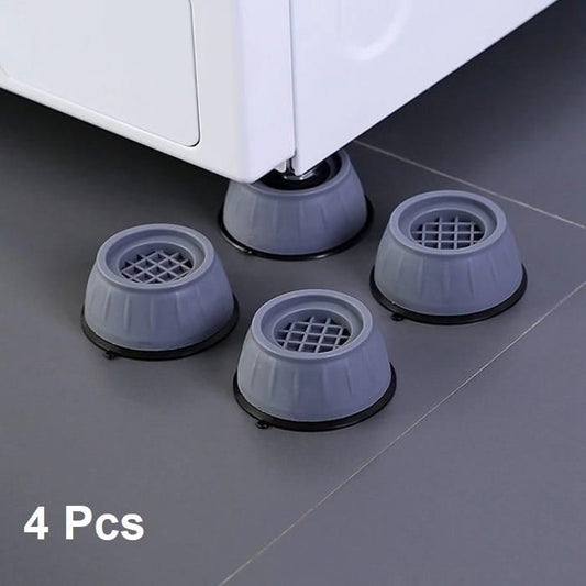 Anti Vibration Pad-Anti-vibration Pads For Washing Machine - 4 Pcs Shock Proof Feet For Washer ? Dryer, Great For Home, Laundry Room, Kitchen, Washer, Dryer, Table, Chair, Sofa, Bed (4 Units) - Premium  from Mystical9 - Just Rs 500 /- Shop now at Mystical9.com