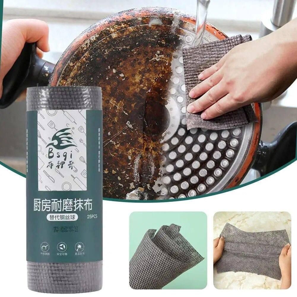 Kitchen Cleaning Resitant Wire Towel Ball Cleaning Scrubber Brush Roll - Premium  from Mystical9 - Just Rs 629 /- Shop now at Mystical9.com