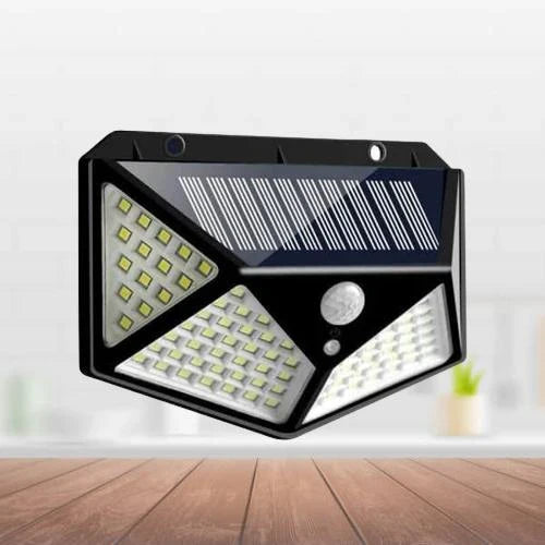 Solar Lights-Bright Solar Wireless Security Motion Sensor 100 Led Night Light for Home and Garden ,Outdoors - Premium  from Mystical9 - Just Rs 700 /- Shop now at Mystical9.com