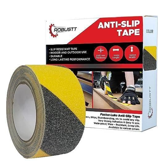 Anti Skid/AntiSlip Fall Resistant Acrylic Adhesive Tape 5cm*5 mtr - Premium  from Mystical9 - Just Rs 600 /- Shop now at Mystical9.com