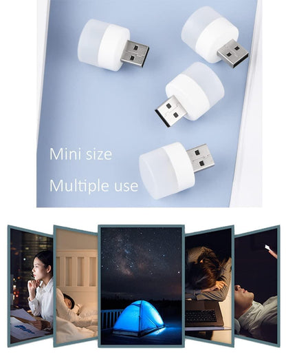 USB Night Lights LED Plug in White Buy 1 Get 2 Free - Premium  from Mystical9 - Just Rs 550 /- Shop now at Mystical9.com