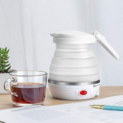 Electric Kettle - Silicone Foldable Electric Water Kettle ( 600 ml ) - Premium  from Mystical9 - Just Rs 980 /- Shop now at Mystical9.com