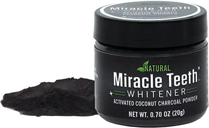 Teeth Cleaner Charcoal Natural Bleaching Organic Coconut Powder Proven To Remove Surface Stains - Premium  from Mystical9 - Just Rs 650 /- Shop now at Mystical9.com