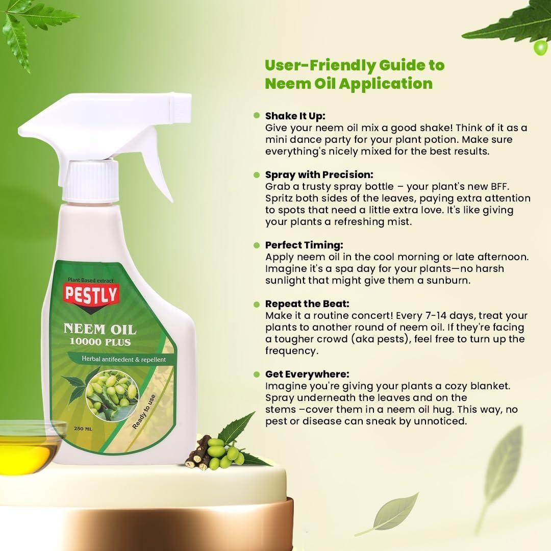 Neem Oil Herbal Antifeedent & Repellent - Premium  from Mystical9 - Just Rs 700 /- Shop now at Mystical9.com