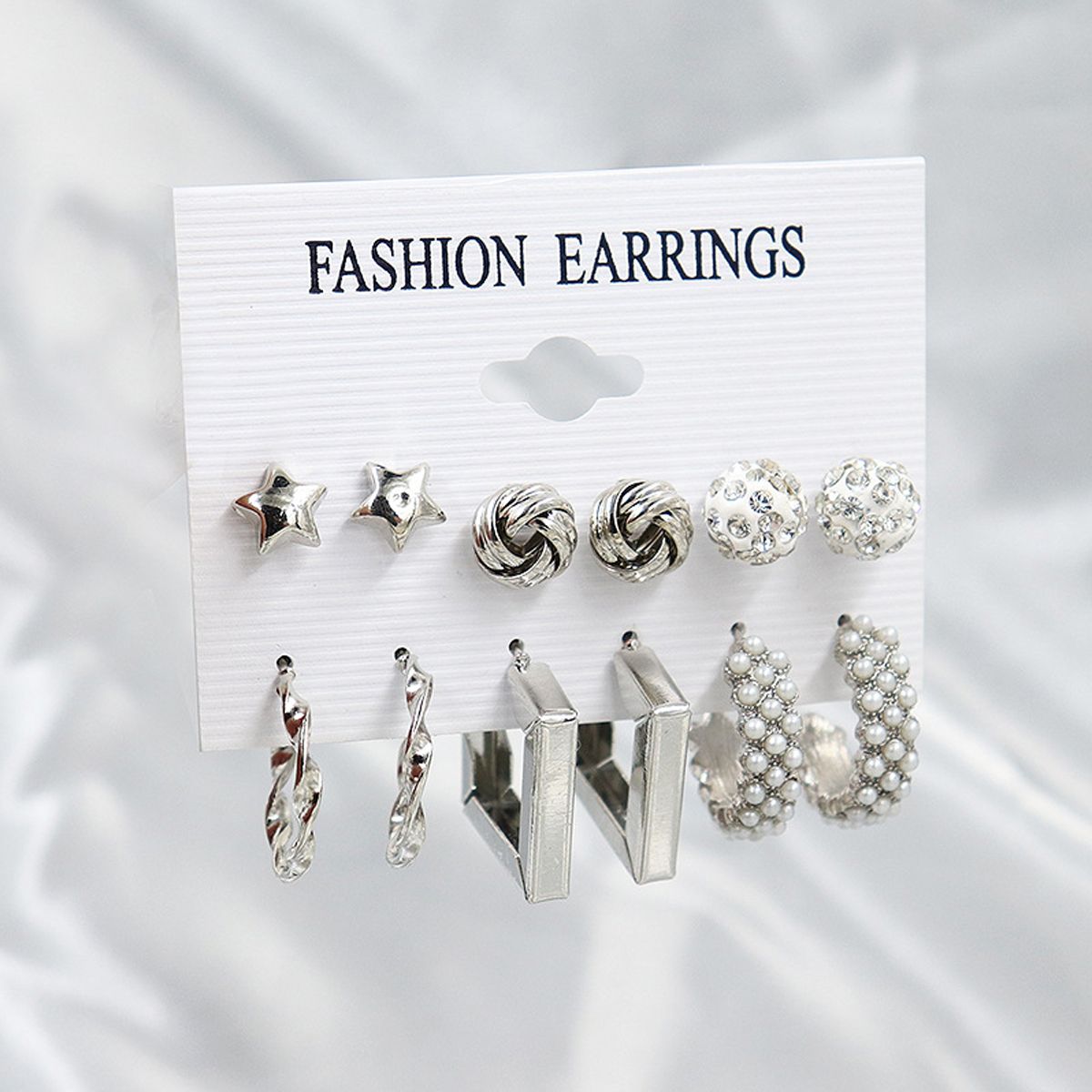 Combo Pack Of Earrings(Pack Of 6) - Premium  from Mystical9 - Just Rs 700 /- Shop now at Mystical9.com