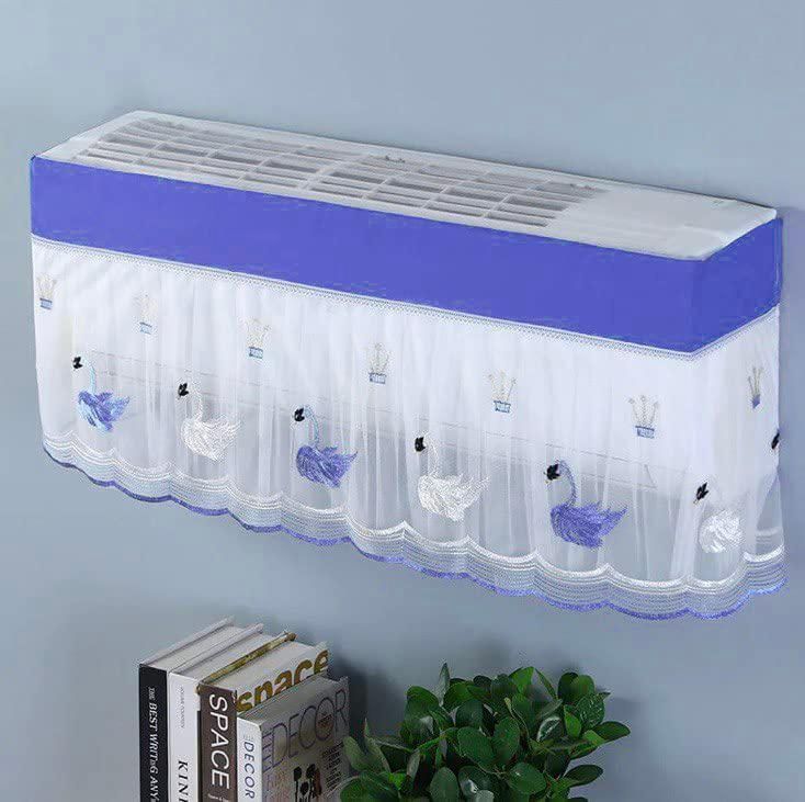 Air Conditioner Cover for 1.5 Ton Split AC ( 97x32x22 CM ) Dust Proof Washable AC Cover for All Season | Open Type Running Mode AC Cover (Blue) - Premium  from Mystical9 - Just Rs 620 /- Shop now at Mystical9.com