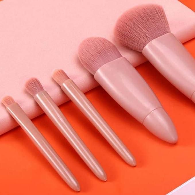 Makeup Brushes Set With Mirror - Premium  from Mystical9 - Just Rs 619 /- Shop now at Mystical9.com