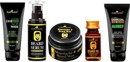 Park Daniel Men's Grooming and Beard Kit (Per Pack 5)(Pack of 1) - Premium  from Mystical9 - Just Rs 800 /- Shop now at Mystical9.com