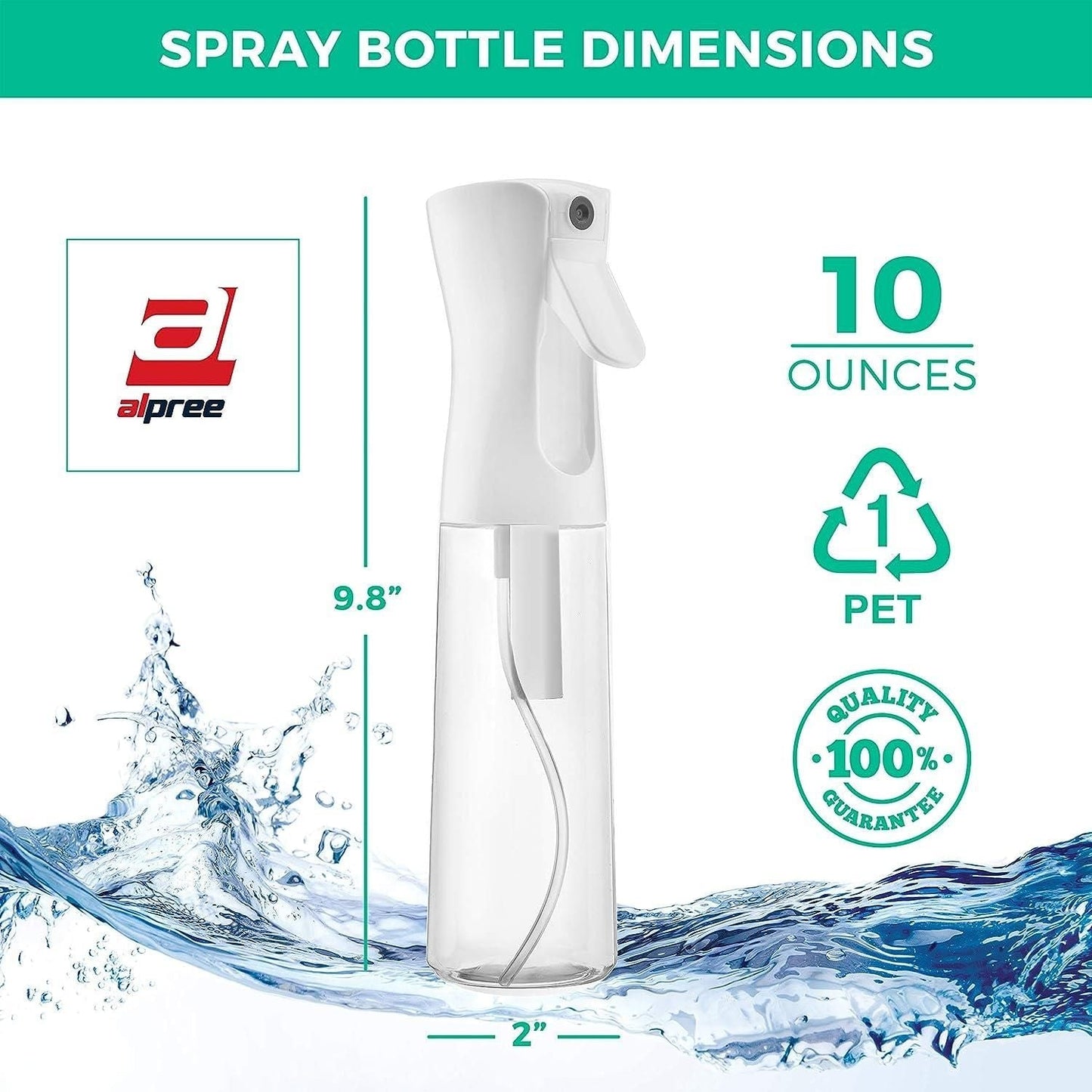 Continuous Spray Bottle - Water Mister For Hairstyling, Plants, Cleaning, Cooking, Misting & Skin Care - Premium  from Mystical9 - Just Rs 700 /- Shop now at Mystical9.com