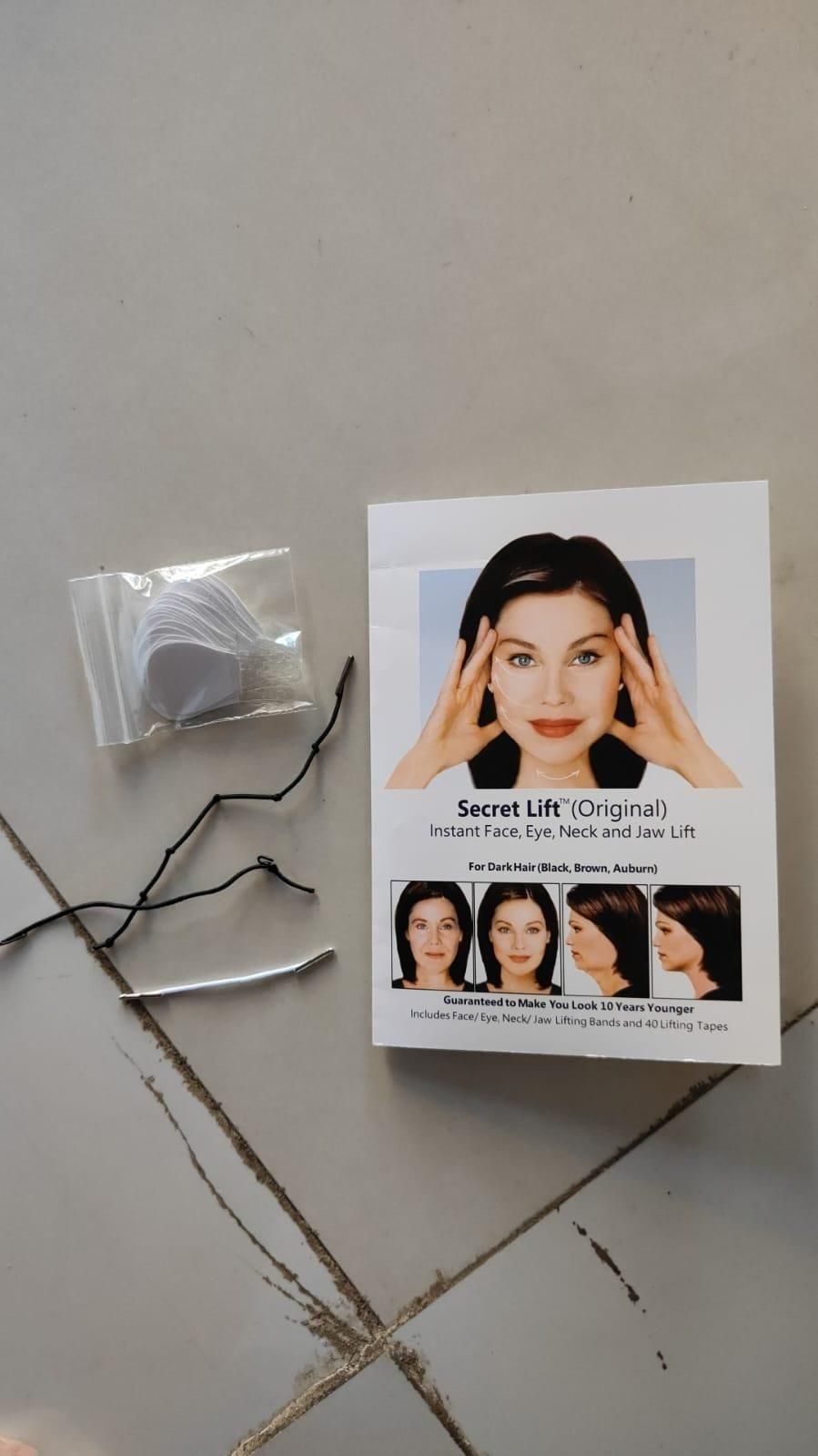 Face Lifting Wrinkles Tape 40PCS,Instant Face Neck and Eye Lifting sticker With Lifting Ropes Elastic Waterproof,V-line Makeup Tool to Hide Facial... - Premium  from Mystical9 - Just Rs 700 /- Shop now at Mystical9.com