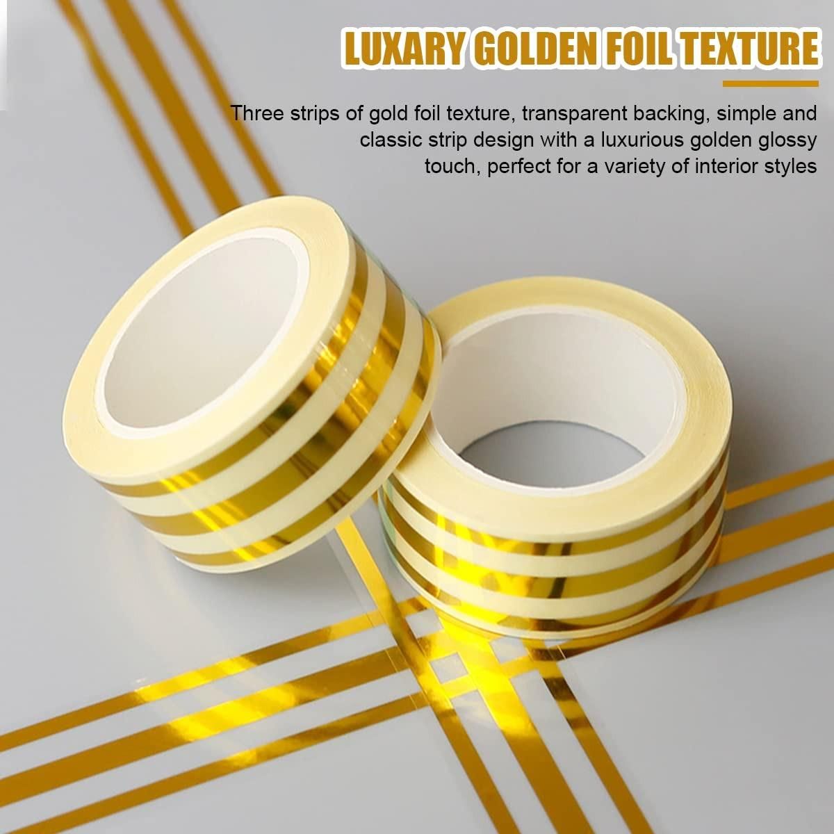 5M Golden Tile Gap Tape (2.5CM*5M) - Premium  from Mystical9 - Just Rs 700 /- Shop now at Mystical9.com