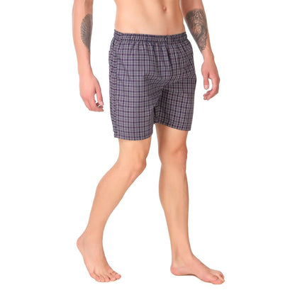 Fidato Men's Checkered Boxer Pack Of 2 - Premium  from Mystical9 - Just Rs 620 /- Shop now at Mystical9.com