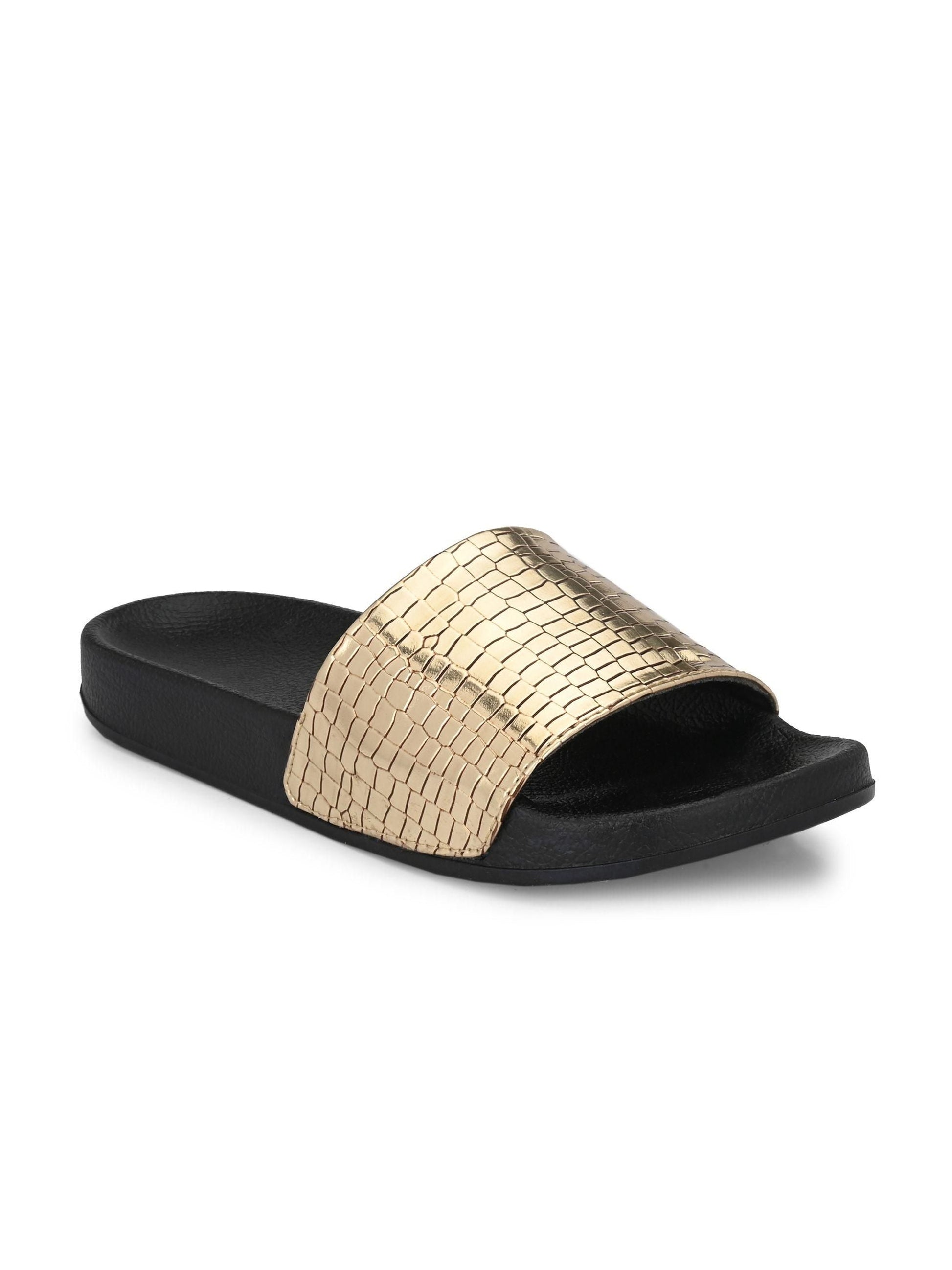 BUCIK Women's Synthetic Leather Slip-On Casual Sliders - Premium  from Mystical9 - Just Rs 899 /- Shop now at Mystical9.com