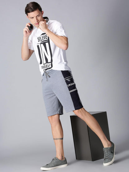 UrGear Cotton Blend Solid Regular fit Mens Shorts - Premium  from Mystical9 - Just Rs 770 /- Shop now at Mystical9.com