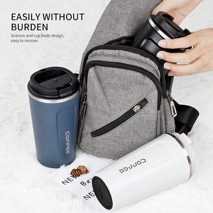 Stainless Steel Vacuum Insulated Coffee Mug - Premium  from Mystical9 - Just Rs 830 /- Shop now at Mystical9.com