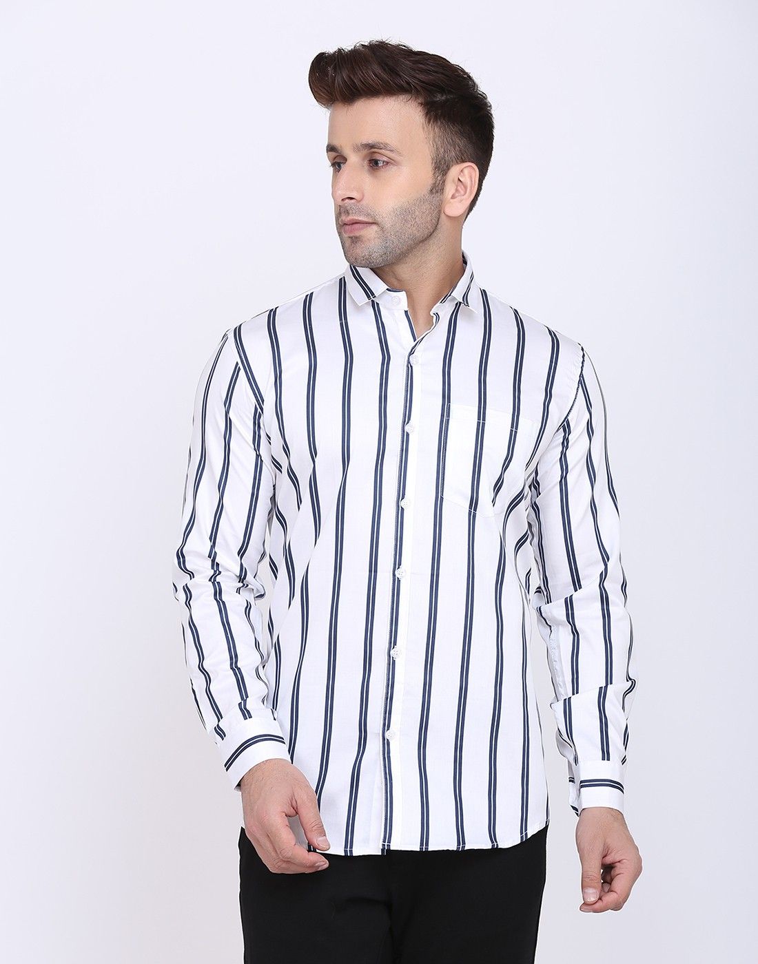 Men's Printed Cotton Blend Shirts - Premium  from Mystical9 - Just Rs 785 /- Shop now at Mystical9.com