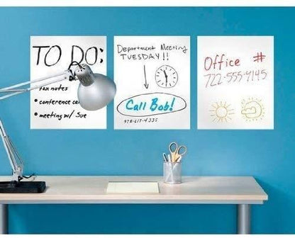 Whiteboard Wall Sticker for Office, Study Room, Kids, Home - Premium  from Mystical9 - Just Rs 650 /- Shop now at Mystical9.com