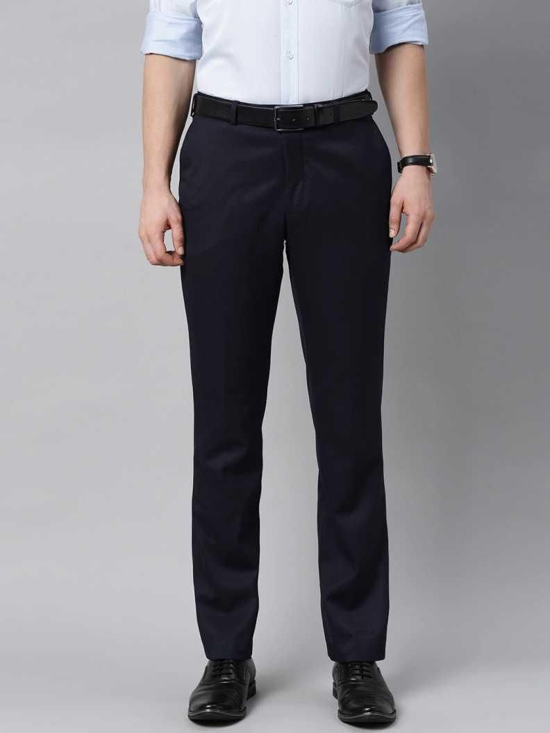 Lycra Blend Solid Regular Fit Mens Formal Trousers - Premium  from Mystical9 - Just Rs 769 /- Shop now at Mystical9.com