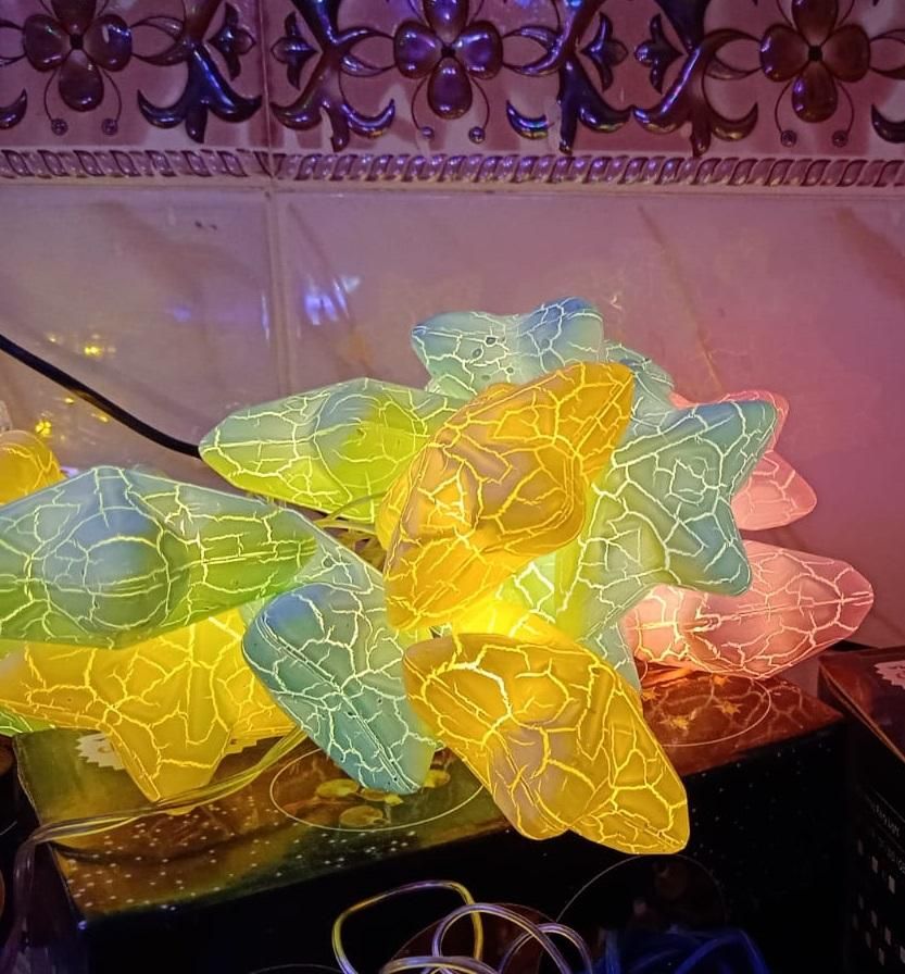 Multicolor Crack Star String light - Premium  from Mystical9 - Just Rs 750 /- Shop now at Mystical9.com