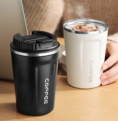 Stainless Steel Vacuum Insulated Coffee Mug - Premium  from Mystical9 - Just Rs 830 /- Shop now at Mystical9.com