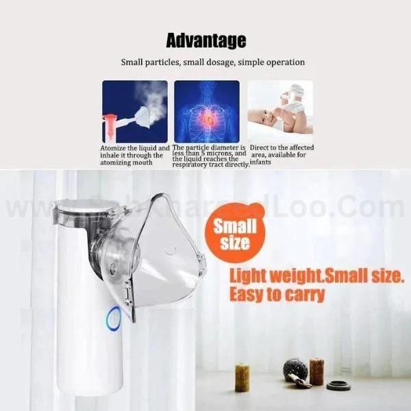 Portable Mesh Nebulizer for Kids & Adults - Premium  from Mystical9 - Just Rs 1350 /- Shop now at Mystical9.com