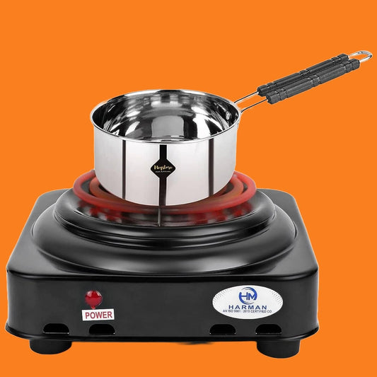 Kitchen Queen Flameless Electric Cooking Stove (Black) - Premium  from Mystical9 - Just Rs 999 /- Shop now at Mystical9.com