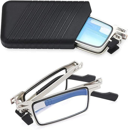 Foldable Lightweight Compact Portable Rectangle Eyewear - Premium  from Mystical9 - Just Rs 700 /- Shop now at Mystical9.com