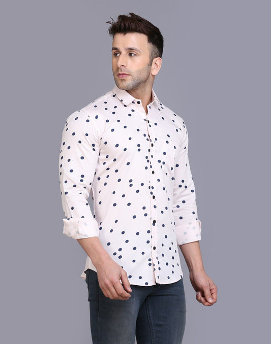 Men's Printed Cotton Blend Shirts - Premium  from Mystical9 - Just Rs 785 /- Shop now at Mystical9.com