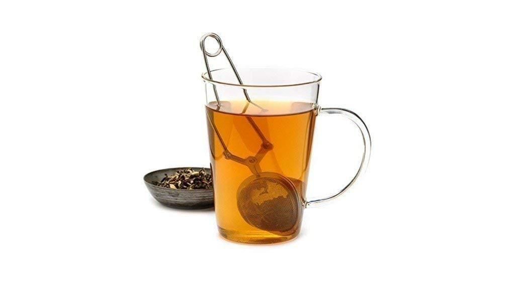 Strainer-Stainless Steel Spoon Tea Leaves Herb Mesh Ball Infuser Filter Squeeze Strainers - Premium  from Mystical9 - Just Rs 510 /- Shop now at Mystical9.com