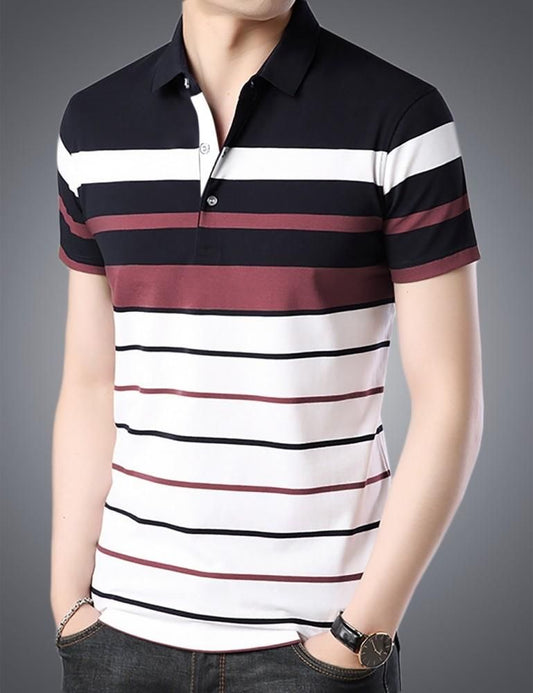 Eyebogler Men Short Sleeves Polo Neck T-shirt - Premium  from Mystical9 - Just Rs 743 /- Shop now at Mystical9.com