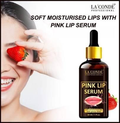 La'Conde Pink Lip Serum - For Soft and Shiny Lips 30ml - Premium  from Mystical9 - Just Rs 500 /- Shop now at Mystical9.com